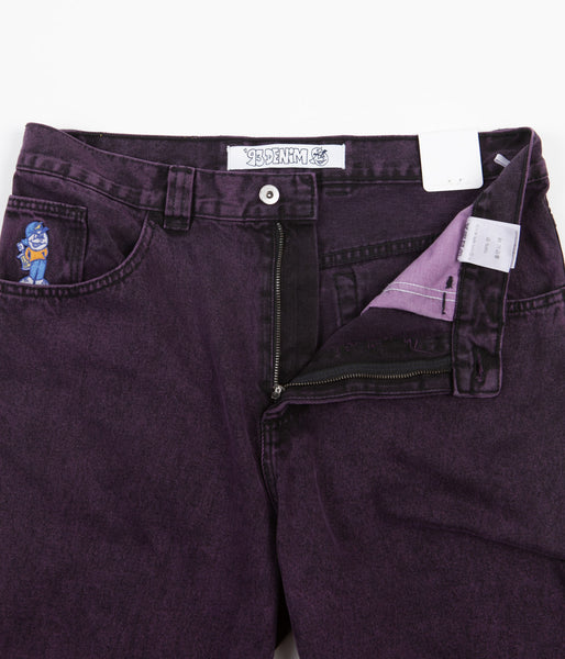 Polar 93 Denim Jeans - Purple Black | Flatspot