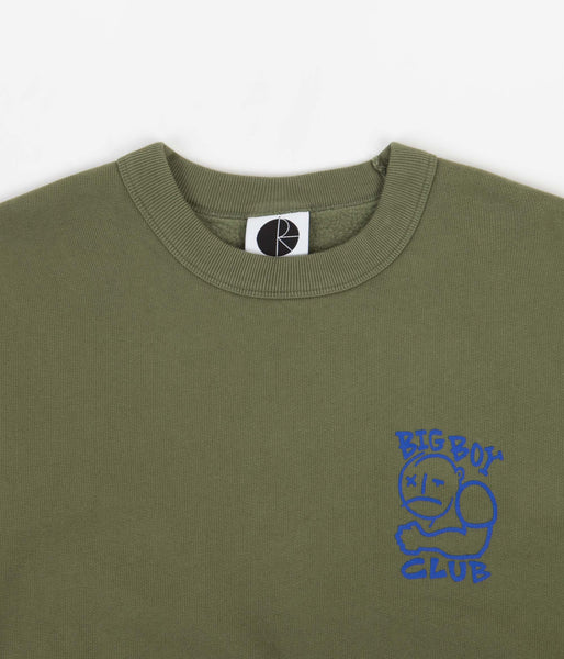 Polar Big Boy Club Crewneck Sweatshirt - Army Green
