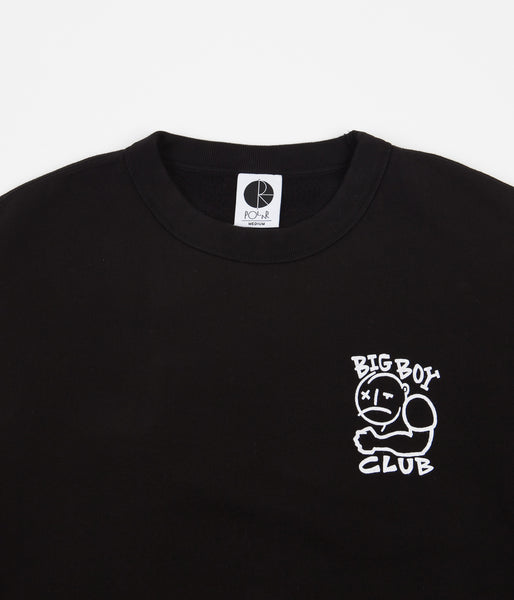 Polar Big Boy Club Crewneck Sweatshirt - Black | Flatspot