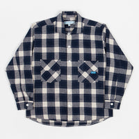 Polar Big Boy Flannel Shirt in Rich Navy thumbnail
