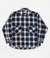 Polar Big Boy Flannel Shirt in Rich Navy