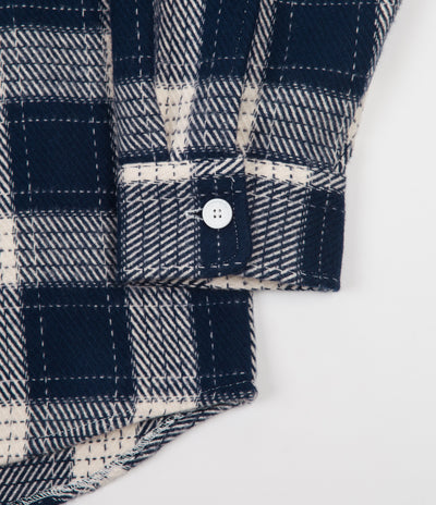Polar Big Boy Flannel Shirt in Rich Navy