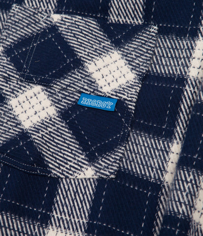 Polar Big Boy Flannel Shirt in Rich Navy