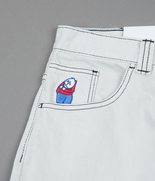 Polar Big Boy Jeans - Washed White | Flatspot