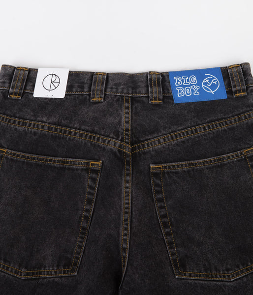 Polar Big Boy Shorts Washed Black Flatspot