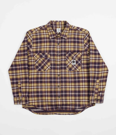 Polar Flannel Shirt in Plum