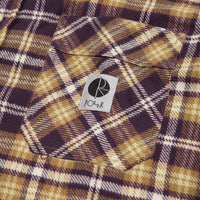 Polar Flannel Shirt in Plum thumbnail