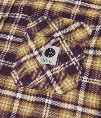 Polar Flannel Shirt in Plum