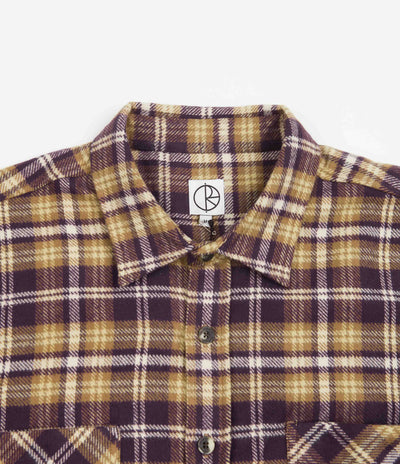 Polar Flannel Shirt in Plum