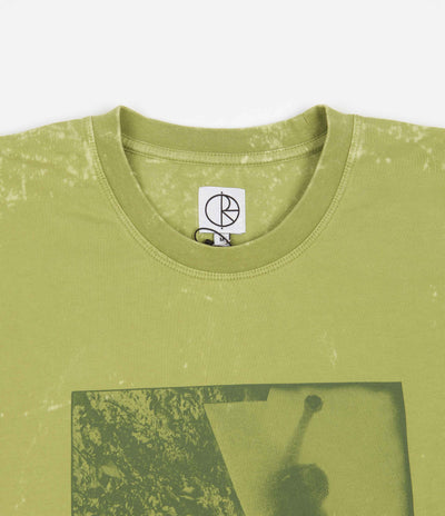 Polar Leaves And Window Long Sleeve T-Shirt in Pea Green