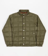 Polar Lightweight Puffer Jacket in Army Green