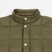 Polar Lightweight Puffer Jacket in Army Green thumbnail