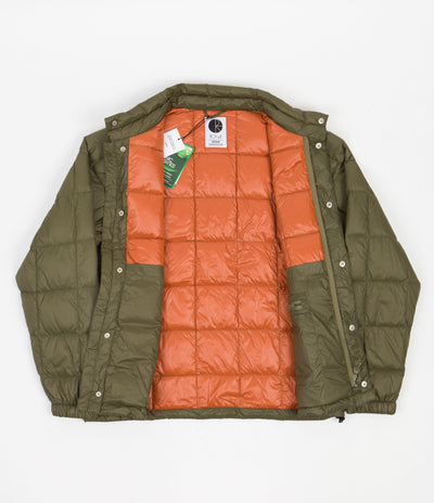 Polar Lightweight Puffer Jacket in Army Green
