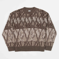 Polar Paul Knit Sweatshirt in Light Brown thumbnail