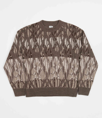 Polar Paul Knit Sweatshirt in Light Brown