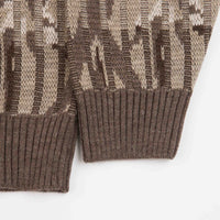 Polar Paul Knit Sweatshirt in Light Brown thumbnail