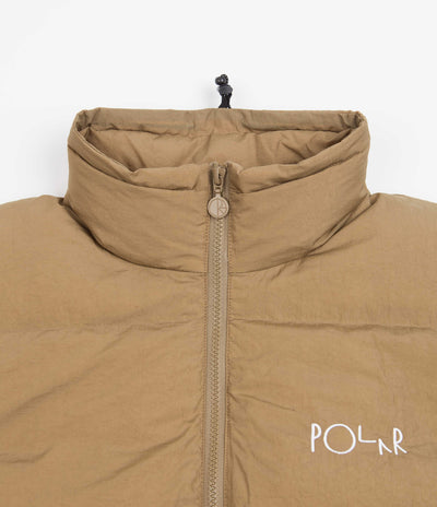 Polar Pocket Puffer Jacket in Antique Gold