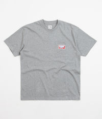 Polar Spiral Pocket T-Shirt in Heather Grey