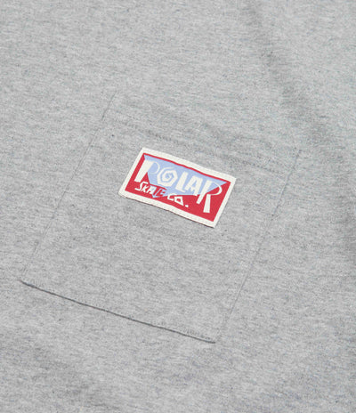 Polar Spiral Pocket T-Shirt in Heather Grey