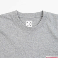 Polar Spiral Pocket T-Shirt in Heather Grey thumbnail