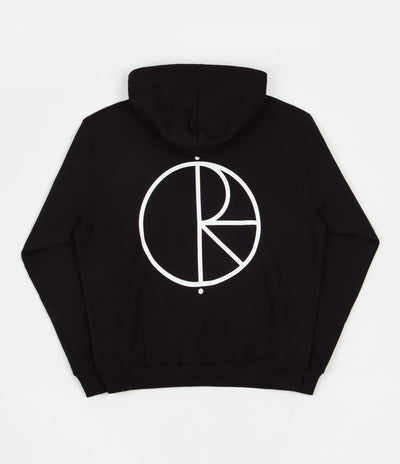 Polar Stroke Logo Hoodie in Black
