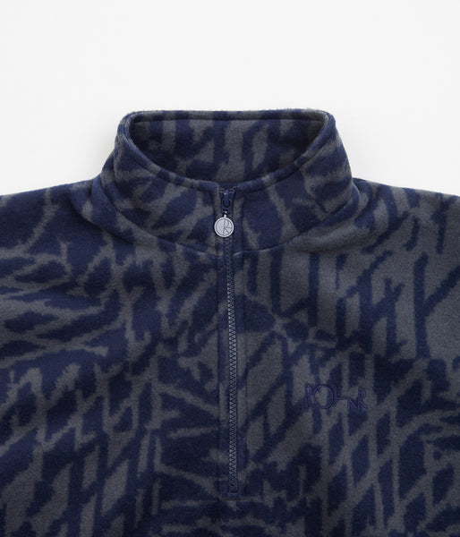 Polar TK Pullover Fleece Blue Grey Flatspot
