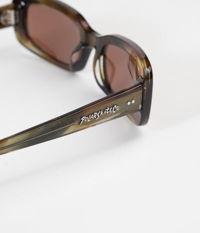 Polar x Sun Buddies Junior Jr. Sunglasses in Brown Green