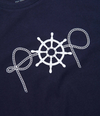 Pop Trading Company Captain T-Shirt - Navy