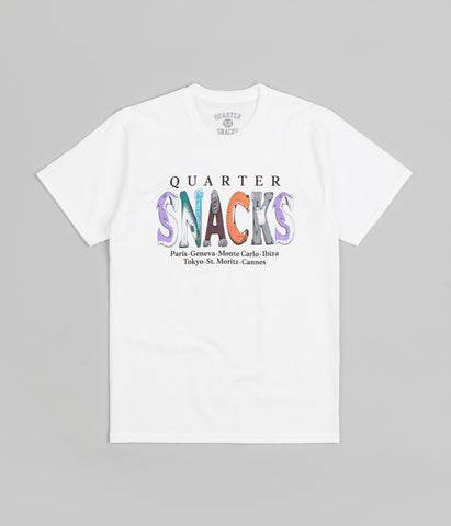 【QUARTERSNACKS】 Wildlife Tee / White quartersnacks-wildlife-t-shirt