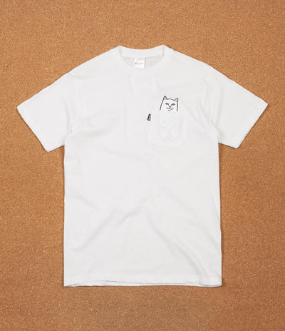 Rip N Dip Lord Nermal Pocket T-Shirt - White