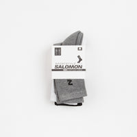 Salomon Everyday Crew Socks (3 Pack) - Black / White / Med Grey Melange thumbnail
