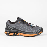 Salomon XT-6 GTX Utility Shoes in Black and Ebony / Marmalade thumbnail