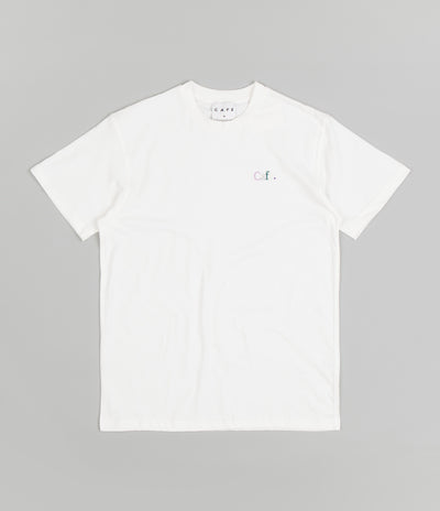 Skateboard Cafe JLH Embroidered Wayne T-Shirt in White