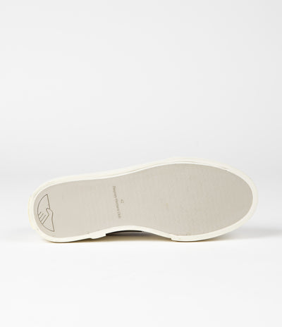 Stepney Workers Club Dellow S-Strike Canvas Shoes - Ecru / Black