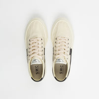 Stepney Workers Club Dellow S-Strike Canvas Shoes - Ecru / Black thumbnail