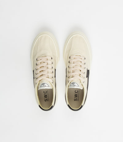 Stepney Workers Club Dellow S-Strike Canvas Shoes - Ecru / Black