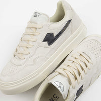 Stepney Workers Club Pearl S-Strike Suede Shoes - Ecru / Black thumbnail
