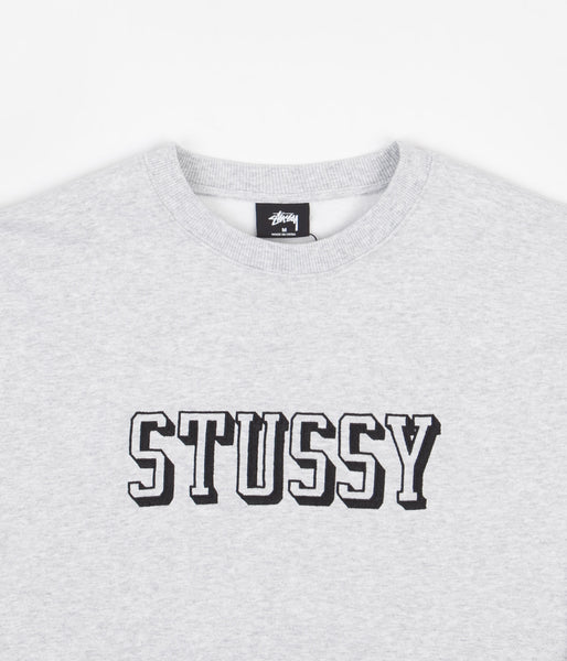 Stussy collegiate applique sweatshirt Clearance