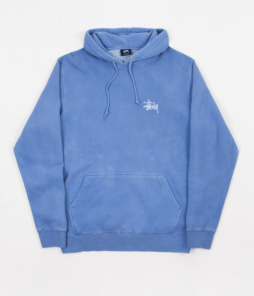 ★【STUSSY】★BASIC STUSSY PIGMENT DYED HOODI.E★sky blue★ Buy Stussy Basic Pigment Dyed Hoodie 'Sky Blue' - 1924879