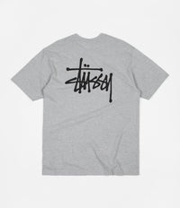 Stussy Basic Stussy T-Shirt in Grey Heather