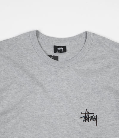Stussy Basic Stussy T-Shirt in Grey Heather