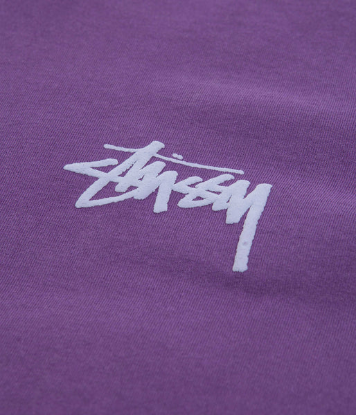 関税込★Stussy★Big Basic Pigment Dyed T-Shirt Black Purple Stussy Jumbo Pigment Dyed T-Shirt Grape – LESS 17