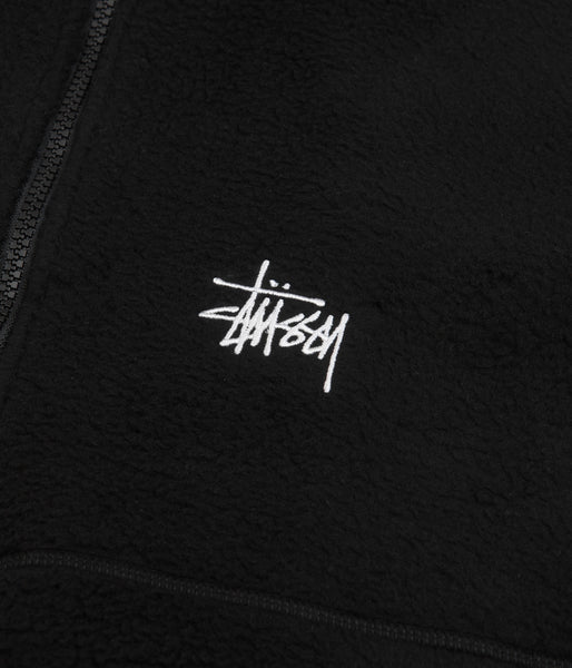 stussy-half-zip-mock-neck- 