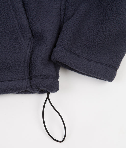 Stussy Half Zip Mock Neck Fleece - Navy | Flatspot