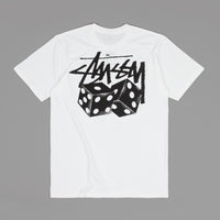 Stussy Pair Of Dice T-Shirt in White thumbnail