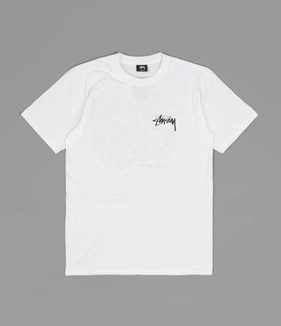 Stussy Pair Of Dice T-Shirt in White