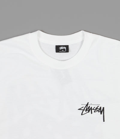 Stussy Pair Of Dice T-Shirt in White