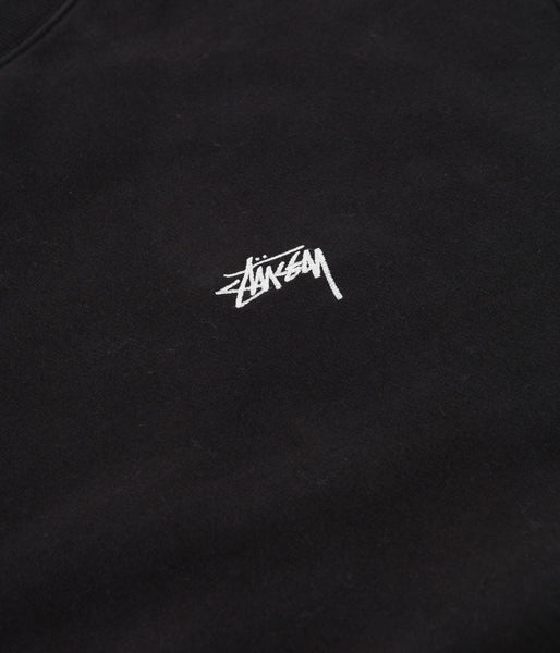 Stussy stock logo crew sweat deals