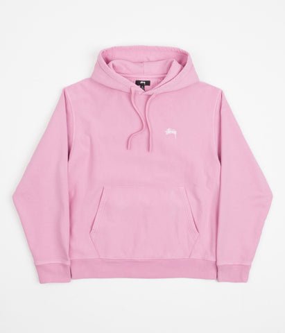 Stüssy Stock Logo App. Hoodie Pink