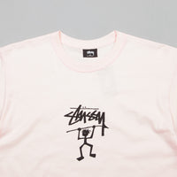 Stussy Warrior Man T-Shirt in Pale Pink thumbnail